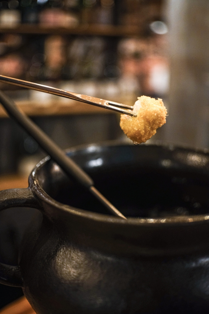 Fondue servie au restaurant