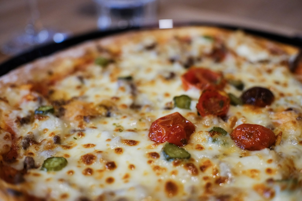 Pizza des distributeurs du Distrikt