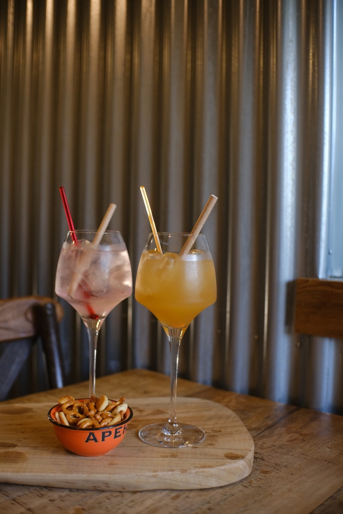 Cocktails servis au snack